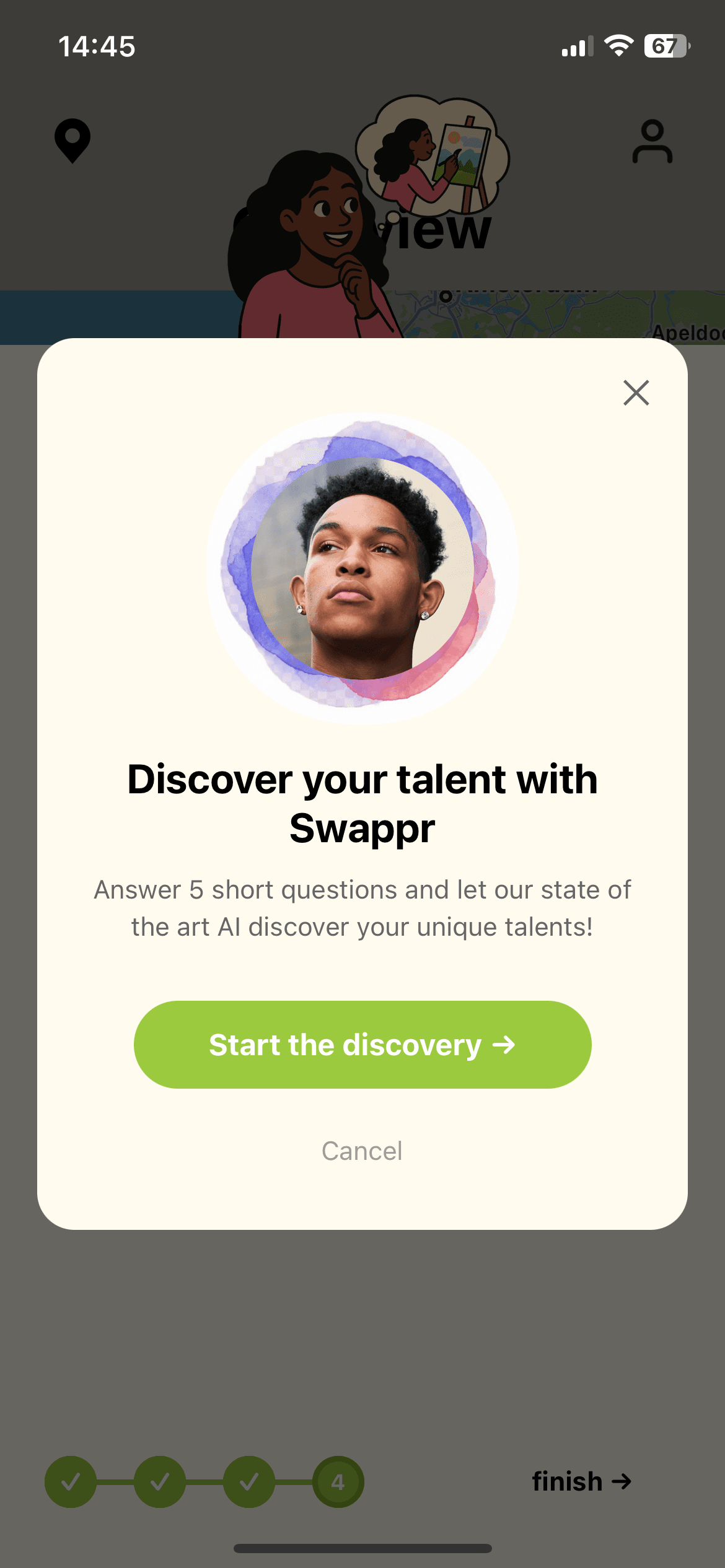 Discover your talent with Swappr in the TalentSwapp app