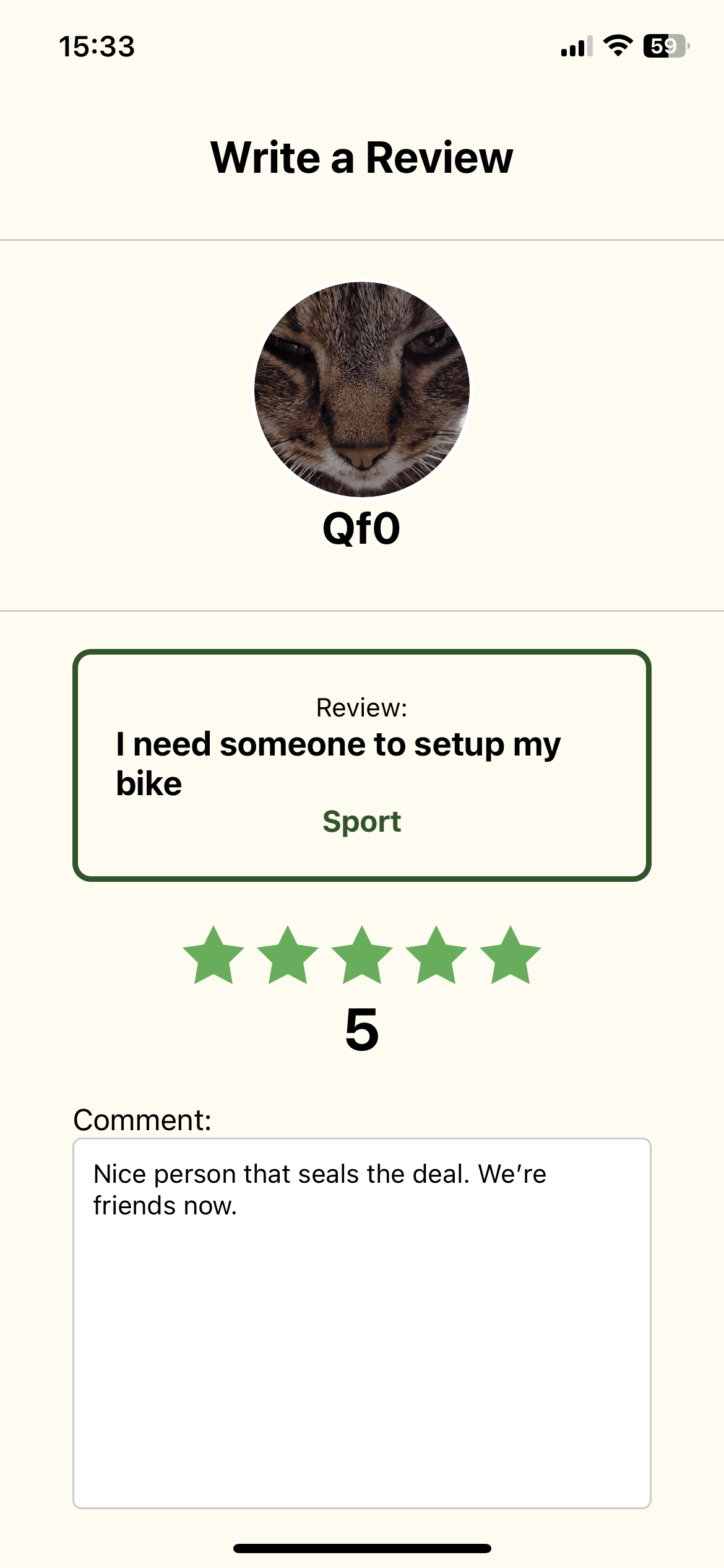 Profile Ratings